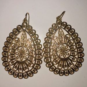 Large Gold Earings